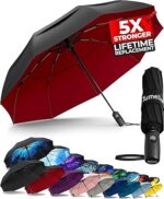 TUMELLA Strongest Windproof Travel Umbrella