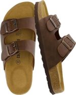 CUSHIONAIRE Lane Cork Footbed Sandals for Women –