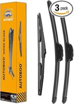 AUTOBOO 24"+18" Windshield Wipers with 14" Rear