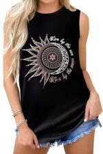 Womens Tank Tops Summer T Shirts Sleeveless