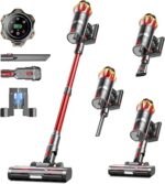 Cordless Vacuum Cleaner, 600W 50KPa 70Mins Vacuum