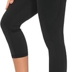 THE GYM PEOPLE Thick High Waist Capris Yoga Pants