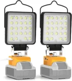 2 Pack Cordless LED Work Light for Dewalt 20V Max