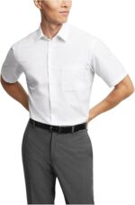 Van Heusen Men's Short Sleeve Dress Shirt Regular
