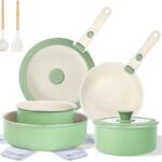 Pots and Pans Set Non Stick, 16pcs Induction