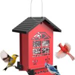 Squirrel Proof Bird Feeder Outside Hanging- 5LB