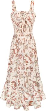 GRACE KARIN Women's 2025 Summer Floral Boho Dress