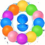 12Pcs Reusable Water Balloons, Pool Toys for Boys