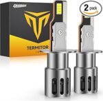 H1 Light Bulbs, 60,000LM 10X Super Brighter 1:1