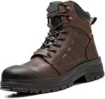 6" Steel Toe Work Boots for Men Waterproof