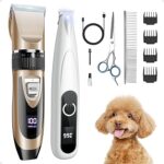 2 in 1 Dog Grooming Kit, Low Noise Rechargeable