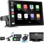 Wireless Apple Carplay Screen for Car 4K Dash