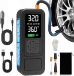 Y34 Tire Inflator Portable Air Compressor,4X