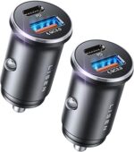 LISEN 54W Car Phone Charger USB C, Cigarette