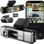 3K 4 Channel Dash Cam, 560° All-Sides View, Front