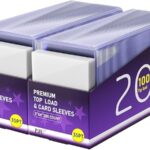 400 Card Sleeves Top Loaders for Cards,