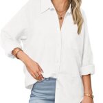 Zeagoo Womens Button Down Shirts Long Sleeve