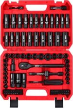 96-Piece 3/8" Drive Impact Socket Wrench and Bit