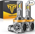 Upgraded H11/H9 Bulbs, 40,000LM 800% Super