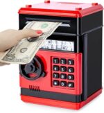 Refasy Piggy Bank Cash Coin Can ATM Bank