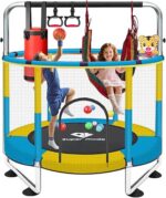 55″ Trampoline for Kids - Toddler Trampoline with