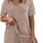 Ekouaer Womens 2 Piece Lounge Sets Summer Two