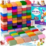 Air Dry Clay for Kids,90 Colors Modeling Model
