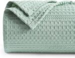 PHF Lightweight Waffle Weave Blanket King Size