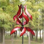 Large Garden Wind Spinner - Tulip Outdoor Yard