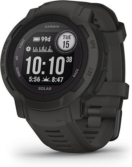 Garmin Instinct 2 Solar, Smaller-Sized Rugged Outdoor Watch with GPS,…