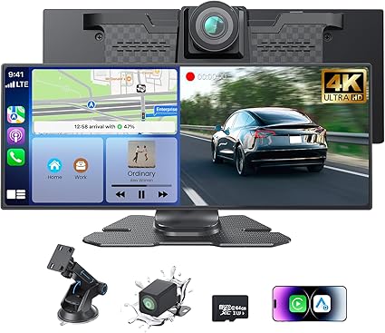 Portable CarPlay Screen for Car,Car Stereo with Apple CarPlay &…