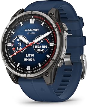 Garmin® quatix® 8, 47 mm, Marine GPS Smartwatch, Bright AMOLED…