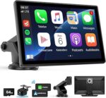Wireless Carplay Screen for Car - 9'' Portable Car Stereo…