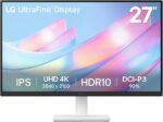 LG 27US500-W Ultrafine Monitor 27-Inch 4K UHD (3840x2160) HDR10 IPS…