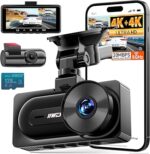 IIWEY 4K+4K Dash Cam Front and Rear, Dual STARVIS Sensor,…