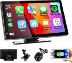 7 inch Portable Carplay Wireless Car Stereo,HD Touchscreen for All…