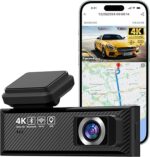 Miofive Smart Dash Cam, 2160P UHD Dash Camera for Cars,…