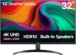 LG 32UR500K-B Ultrafine 32-inch 4K UHD (3840x2160) Computer Monitor HDR10…