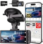 REDTIGER 4K STARVIS 2 Dash Cam Front and Rear, 5GHz…