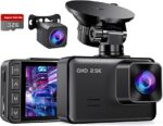 Dash Cam Front and Rear, 2.5K+1080P Dual Dash Camera for…