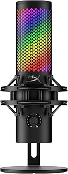 HyperX QuadCast 2 S – USB Microphone, with RGB Lighting,…