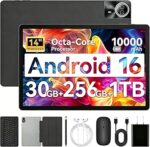 Urao Tablet｜14 inch Android 16 Tablet｜30GB RAM 256GB ROM ｜1920…