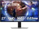 Samsung 27” Odyssey OLED G6 (G60SD) Series Gaming Monitor with…