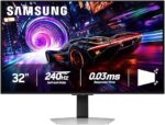 Samsung 32” Odyssey QD-OLED G8 (G81SF), 4K, 240Hz, Gaming Monitor,…