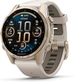 Garmin fēnix® 8, Sapphire, 43mm, Fog Gray/Dark Sandstone