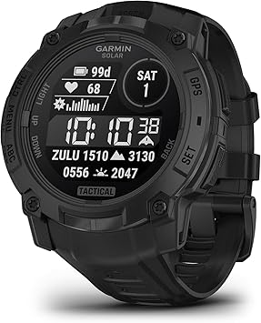 Garmin Instinct® 3 Tactical, Solar, 45mm, Black